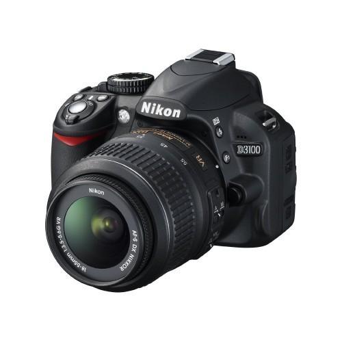 Nikon D3100/AF DX NIKKOR 18-55mm 良品 Reflex D3100 - Zwart + Nikon Nikkor AF-S DX 18-55mm f/3.5-5.6 G VR
