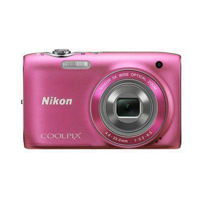 Kompakt Kamera Coolpix S3100 - Rosa + Nikon Nikkor Wide Optical