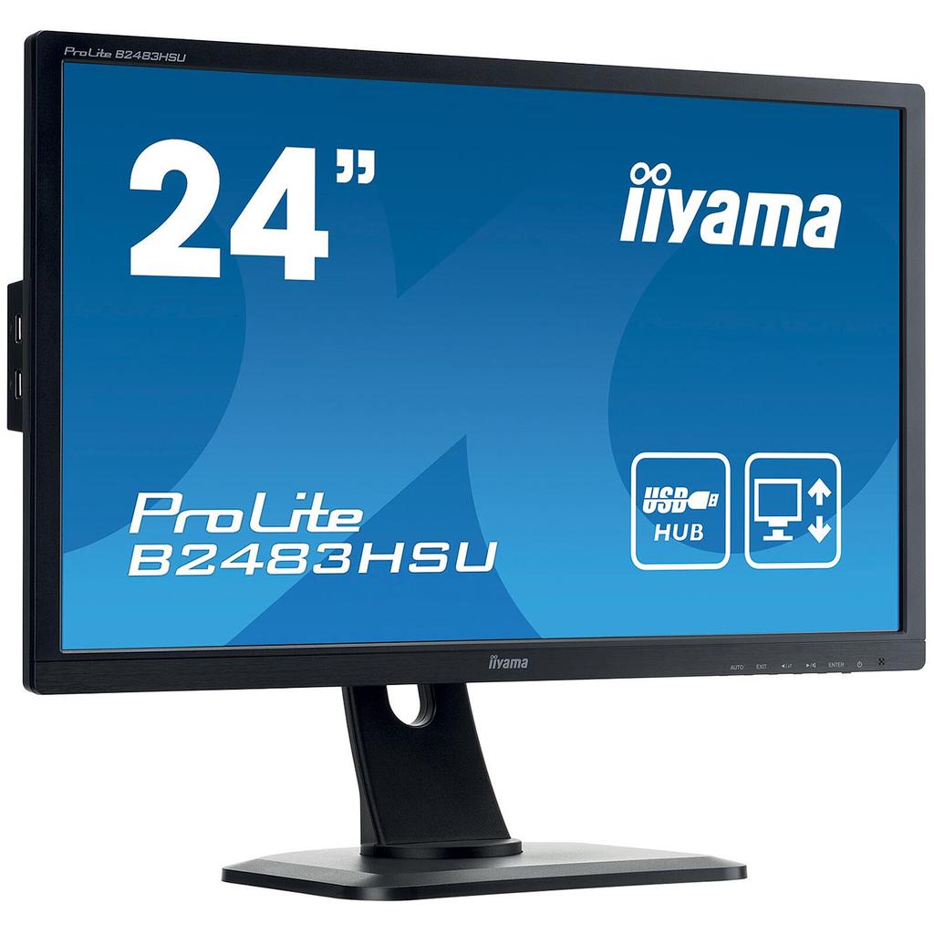 Écran 24" Led Iiyama Prolite B2483Hsu