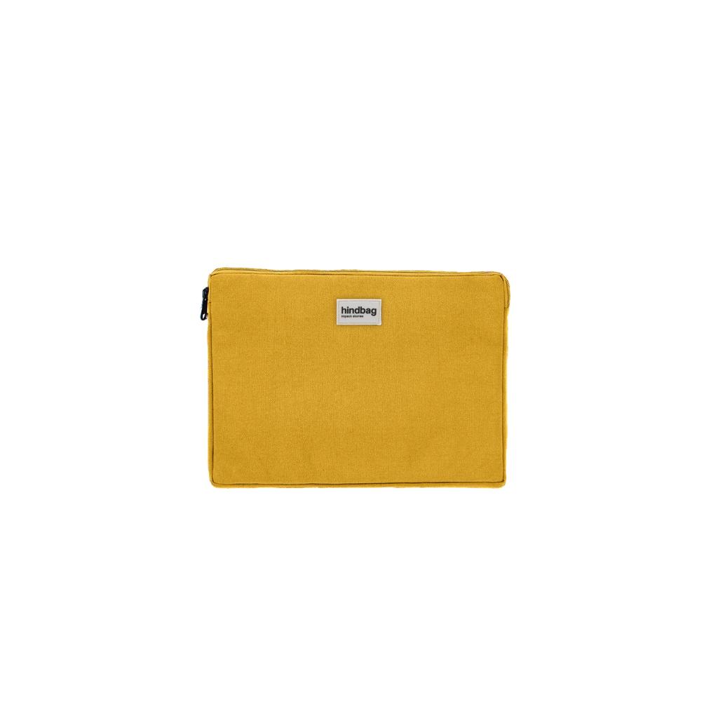 Housse Ordinateurs Portables 13" - Coton - Jaune
