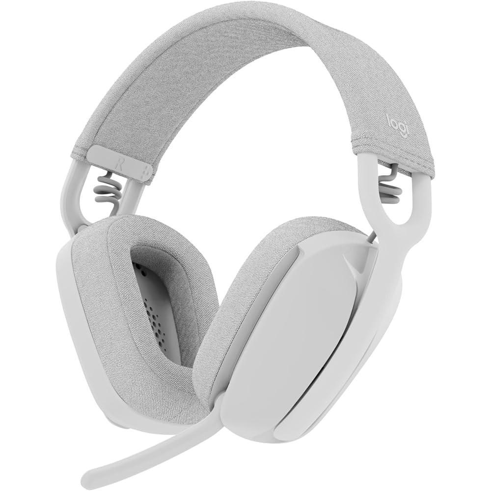 Casque Réducteur De Bruit Gaming Avec Micro Logitech Zone Vibe - Blanc