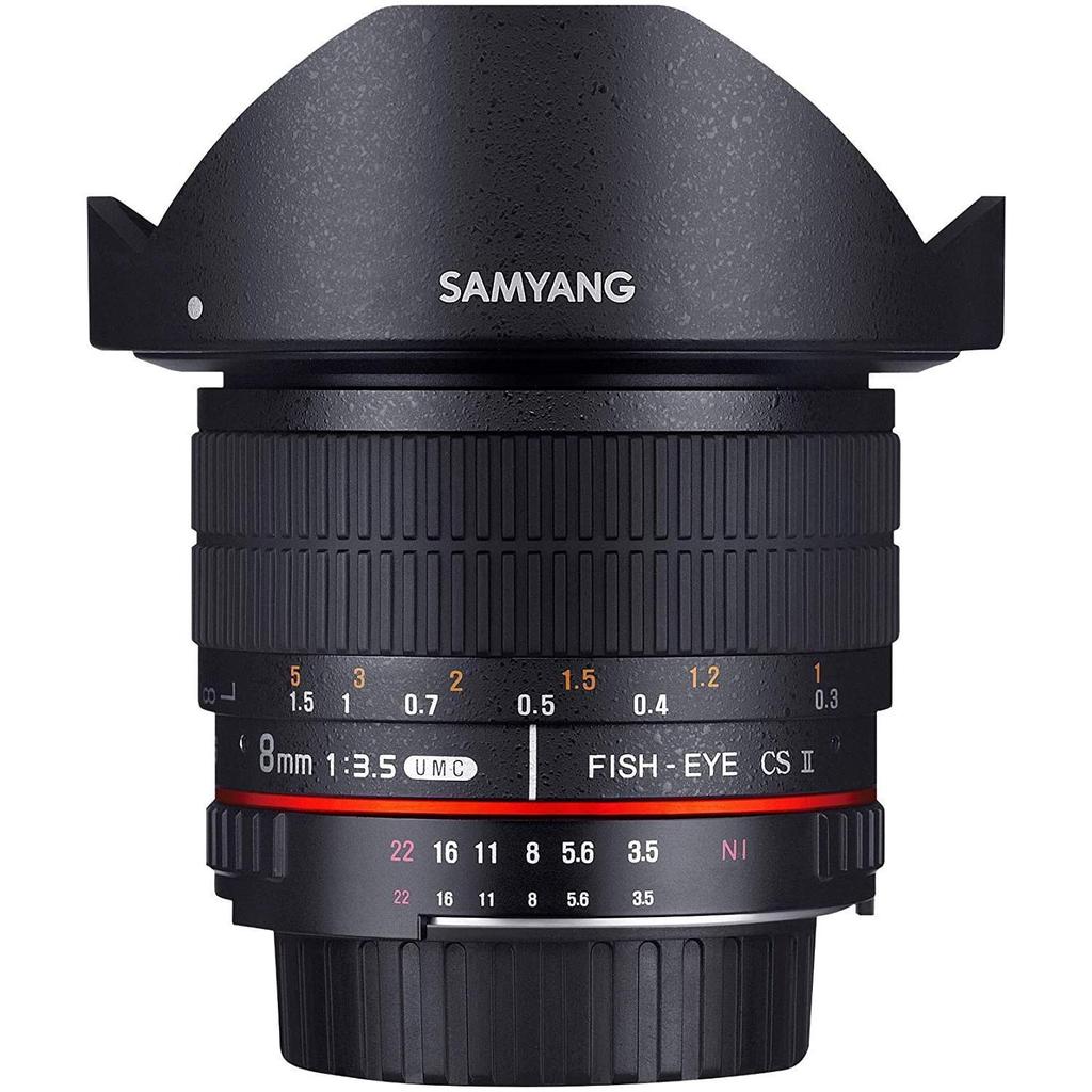 Objectif Samyang If Asphérical Umc Cs Fisheye Canon 8 Mm F/3.5