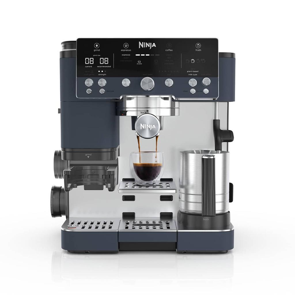 Machine Expresso Sans Capsules Ninja Luxe Café Premier Espresso Machine 2,0000L - Bleu