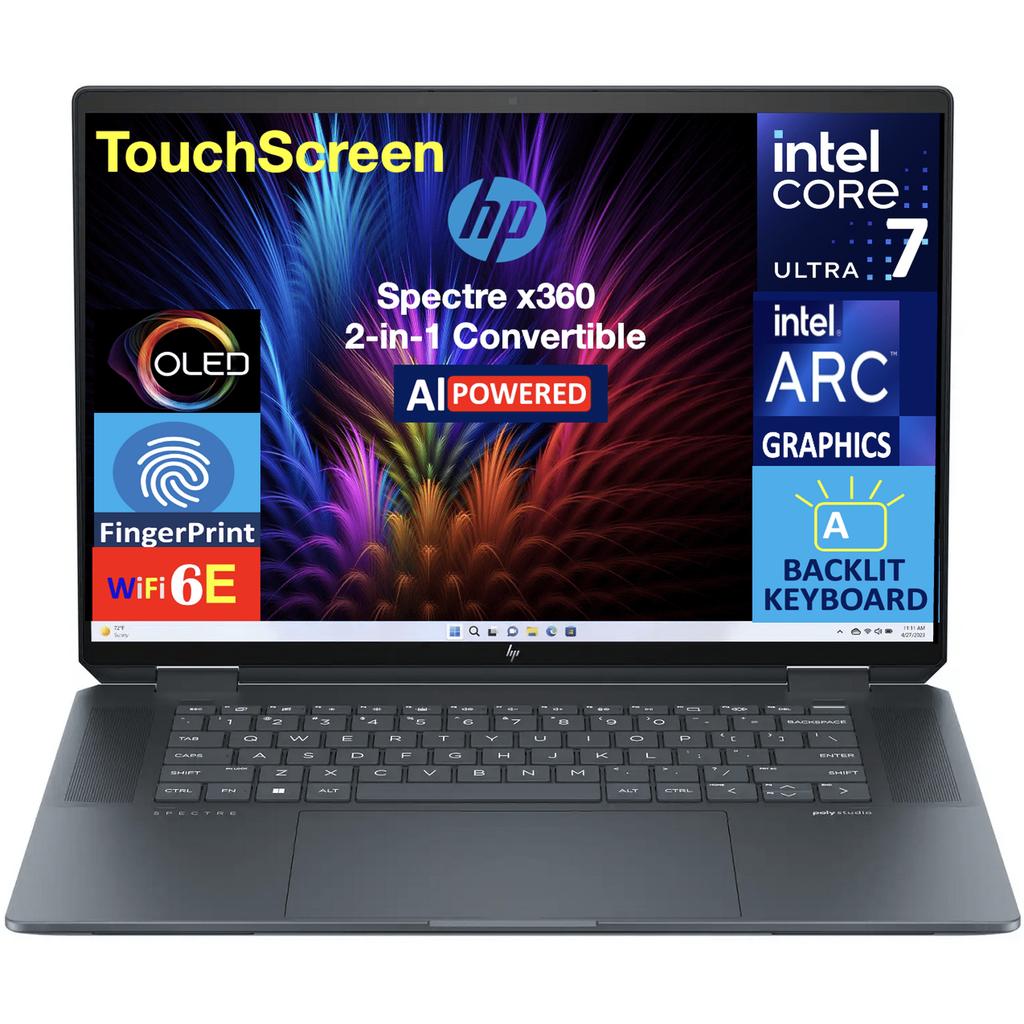 Hp Spectre x360 16-aa0010ca 16-inch (2025) - Core Ultra 7 155H