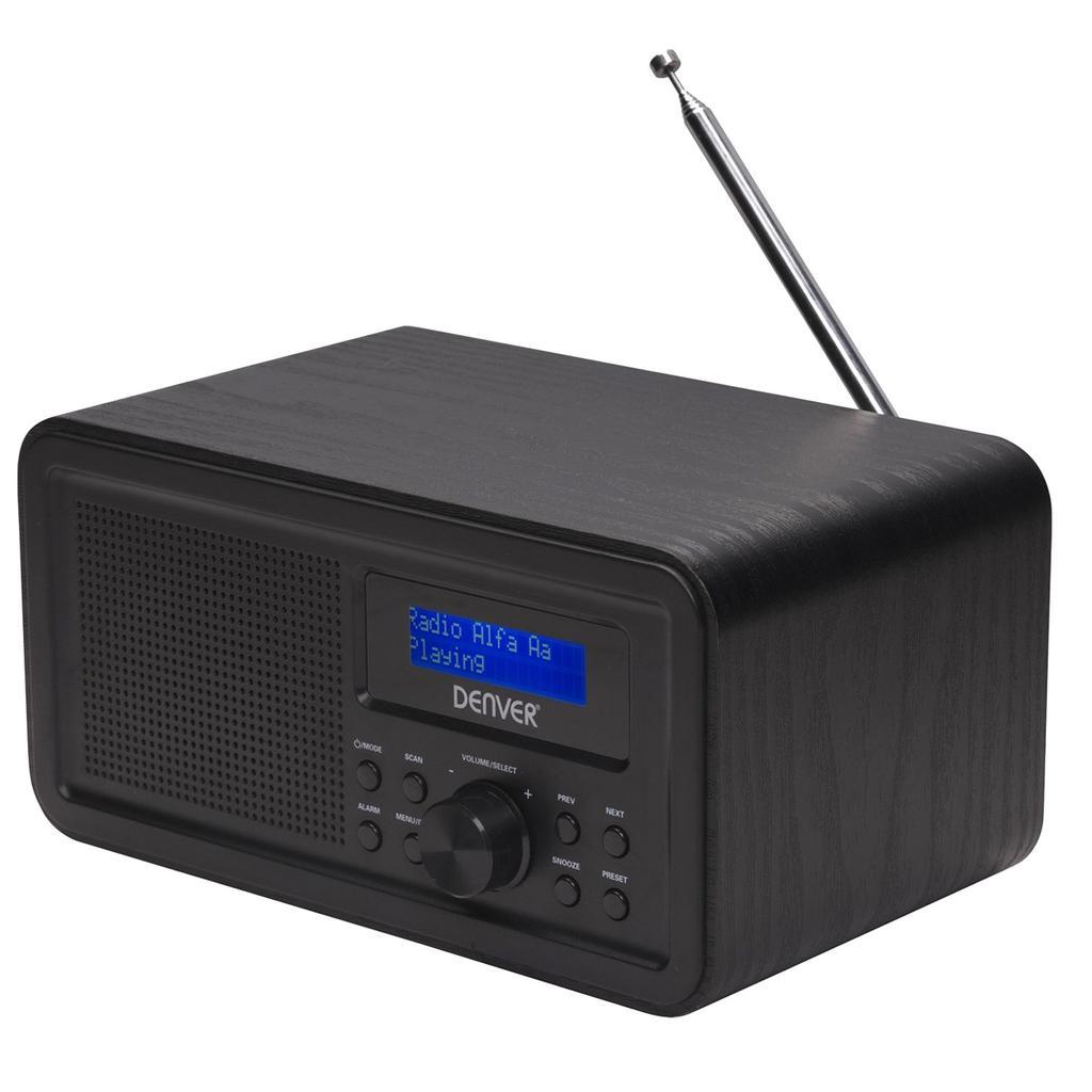 Denver DAB30BLACK Radio alarm Back Market