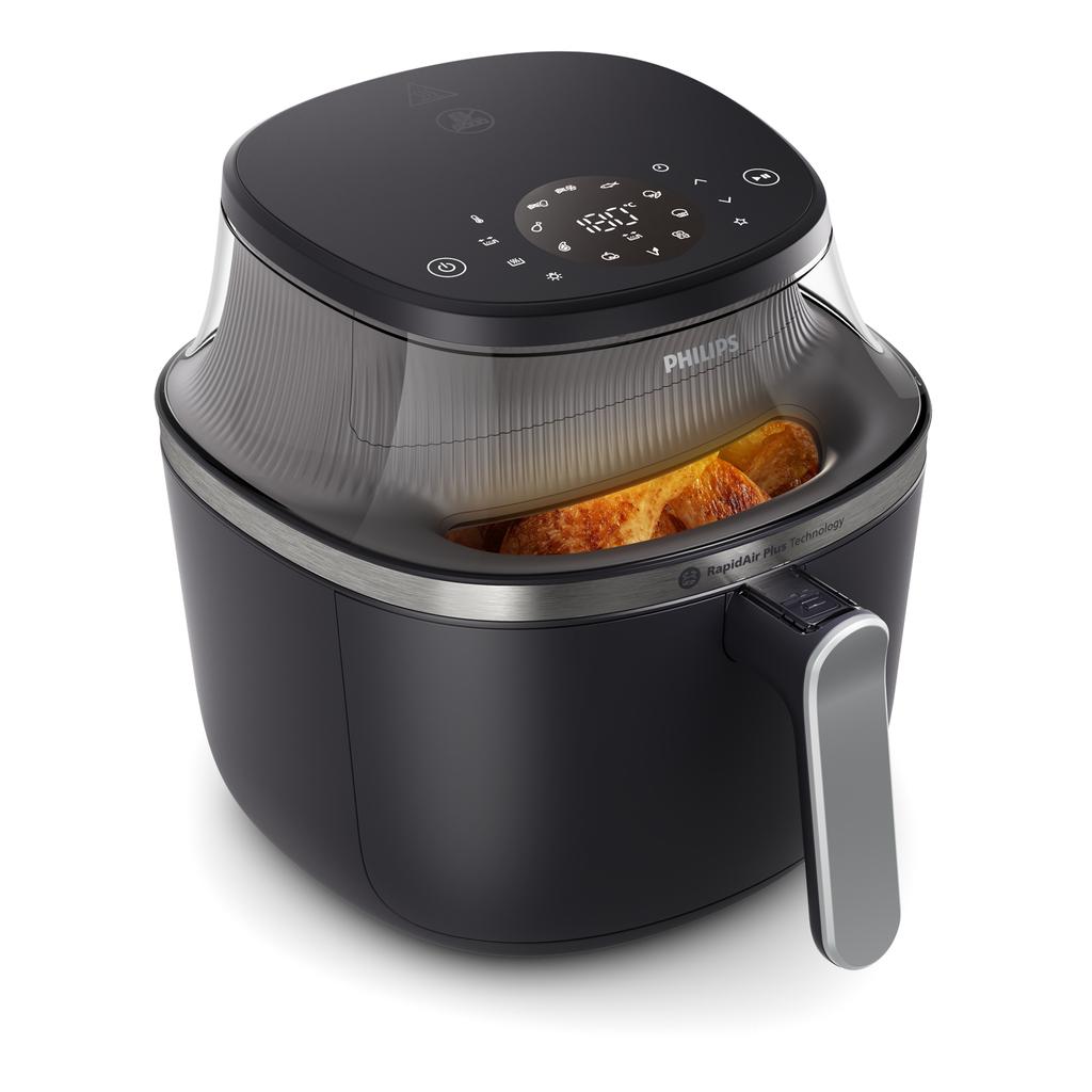 Friteuse Philips 3000 Series Na331/00 Friteuse Enkel 6,2 L Vrijstaand 1700 W Heteluchtfriteuse Zwart