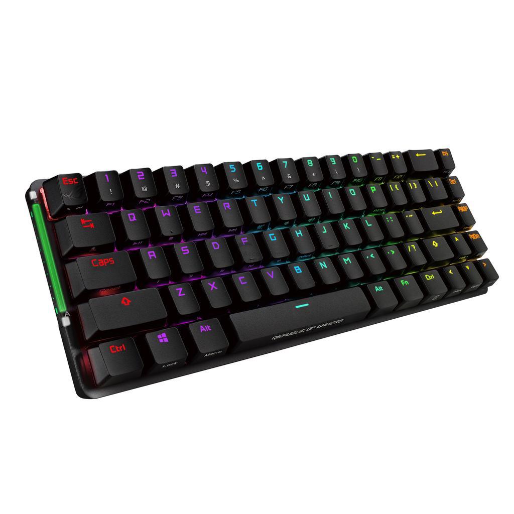 Rog Keyboard AZERTY Fransk Wireless Bakgrundsbelyst tangentbord Falchion M601