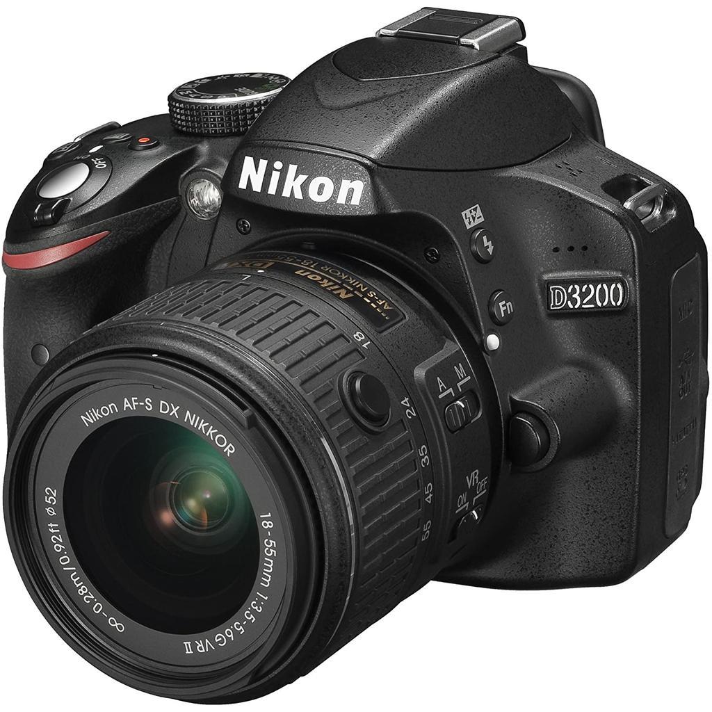 Reflex D3200 - Noir + Nikon Af-S Dx Nikkor 18-55Mm F/3.5-5.6G V Ed II F/3.5-5.6