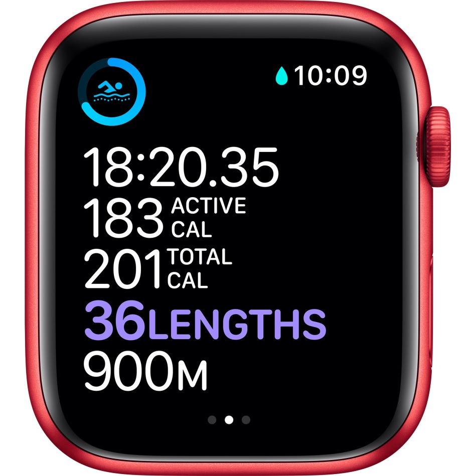 Apple Watch Series 7 (2021) - (bracelet non inclus) - GPS + Cellular 45 mm - Rouge Aluminium