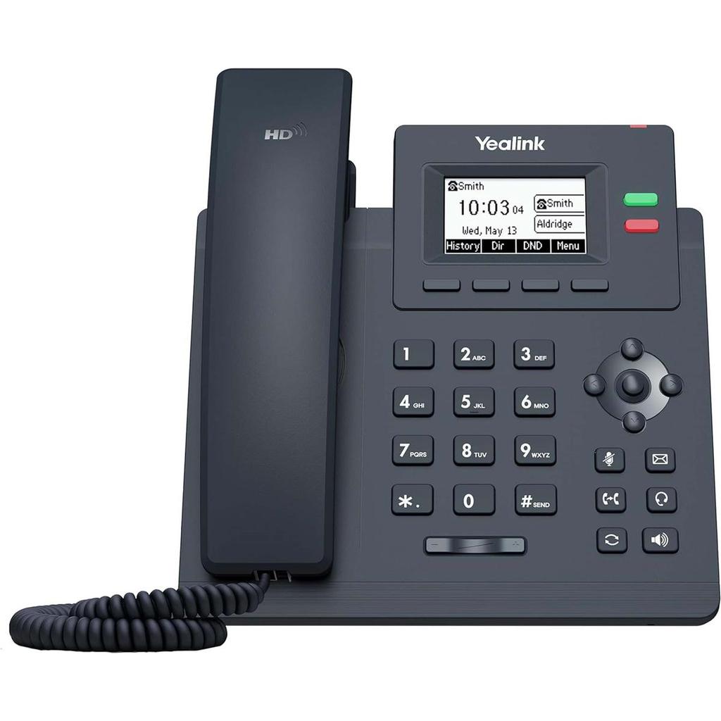 Téléphone Fixe Yealink T3 Series Professional Ip Poe Telephone - 2 Voip Accounts