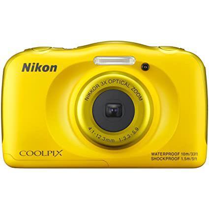 Compact Coolpix S33 - Jaune + Nikon Nikkor 3x Wide Optical Zoom 30-90mm f/3.3-5.9 f/3.3-5.9 Reconditionné - Nikon reconditionné disponible sur Backmarket