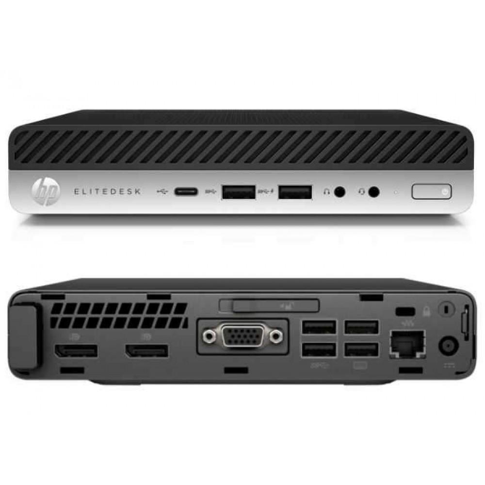 HP Elitedesk 800 G4 Mini Core i7 2.4 Ghz - SSD 512 Go Ram 8 Go