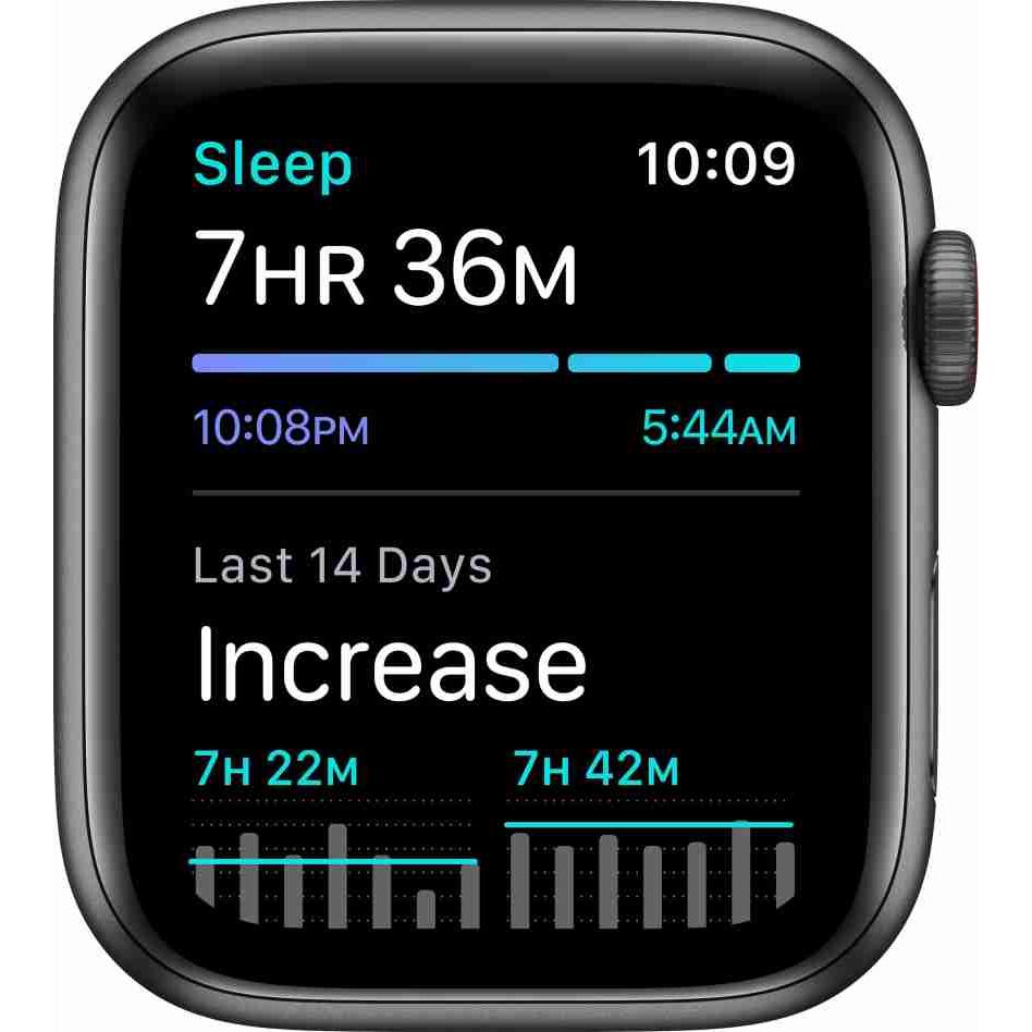 Apple Watch SE Series 1 (2020) - (bracelet non inclus) - GPS 44 mm - Gris sidéral Aluminium