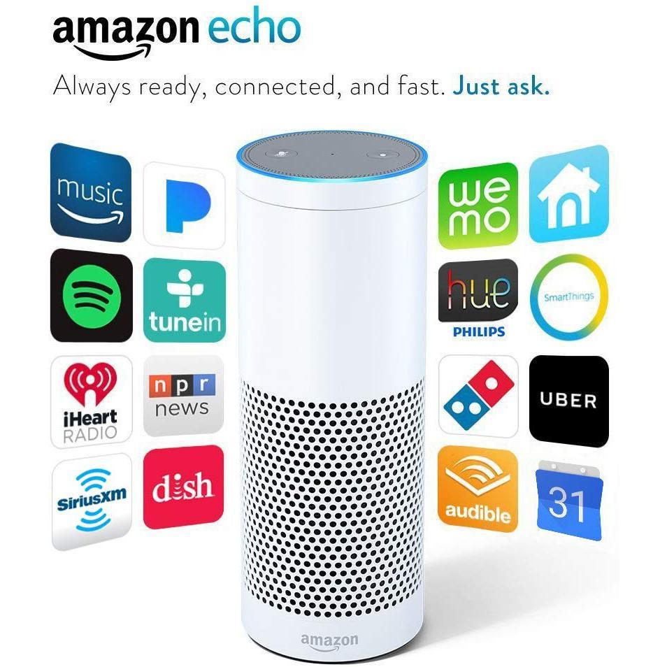 Amazon Echo (1st Gen) Bluetooth speakers - White | Back Market