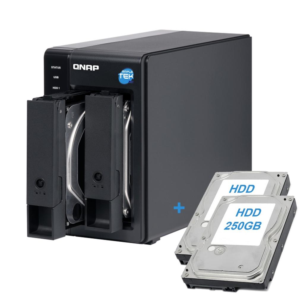 Qnap Tr-002 Das Storage 2-Bay - 500Gb - 0 Gb Ram Microprocessor With Hardware Raid