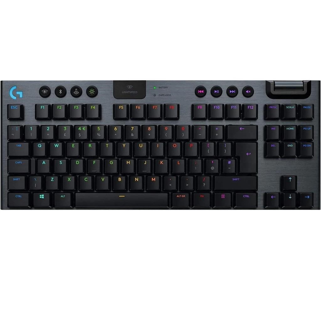 Clavier Logitech Qwerty Anglais (Us) Sans-Fil Rétroéclairé G915 Tkl
