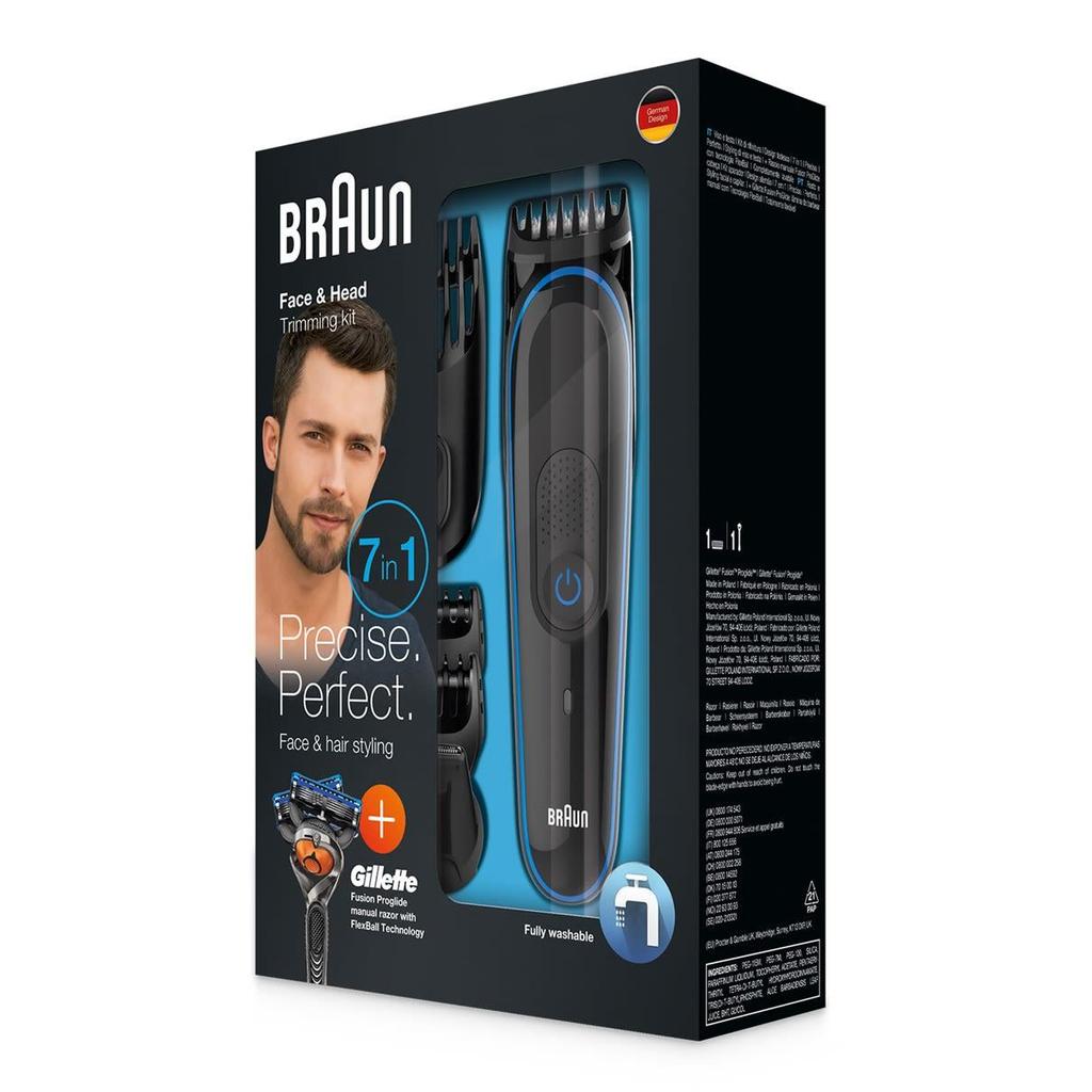 Rasoir Électrique Multi-Usages Braun Mgk3345