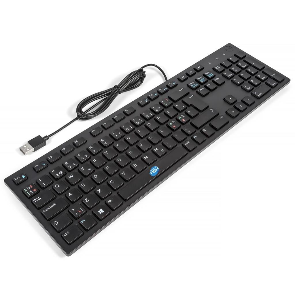 Clavier Dell Qwerty Nordique Kb216