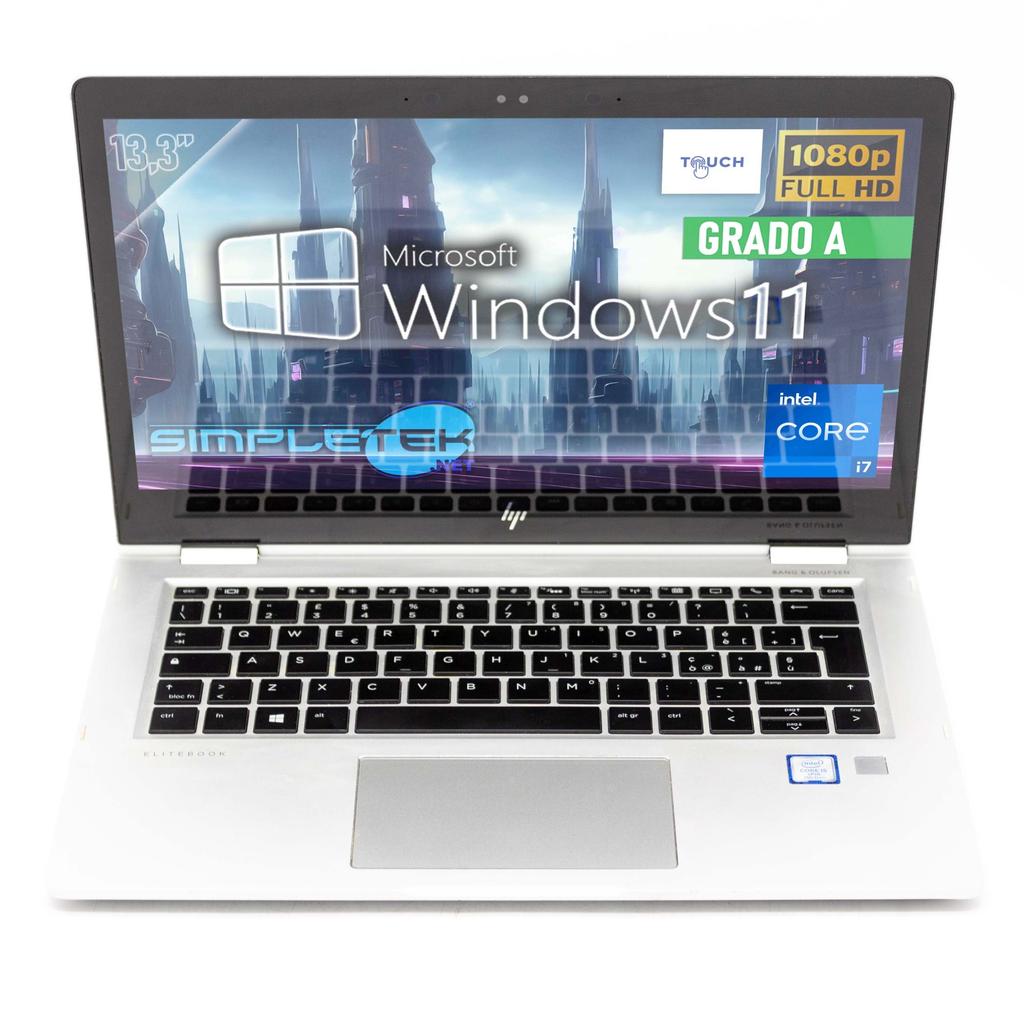 Hp Elitebook X360 1030 G2 13" Core I5 2.5 Ghz - Ssd 240 Go - 8 Go Qwerty - Italien