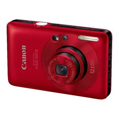 Compact Digital Ixus 100 Is - Rouge + Canon Zoom Lens 33-100Mm F/3.2-5.8 F/3.2-5.8