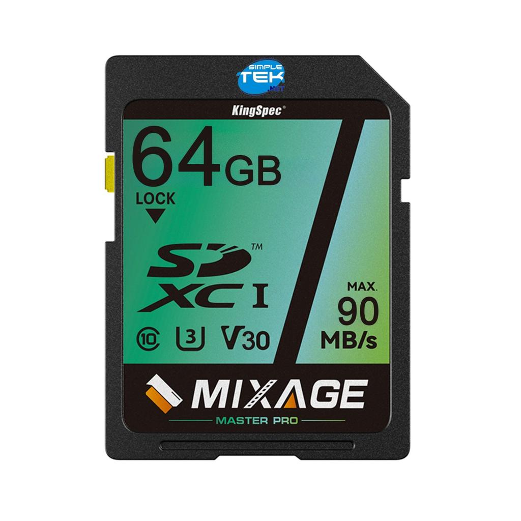 Clé Usb Kingspec Master Pro Sdxc Uhs-1 Max 90 Mb/S