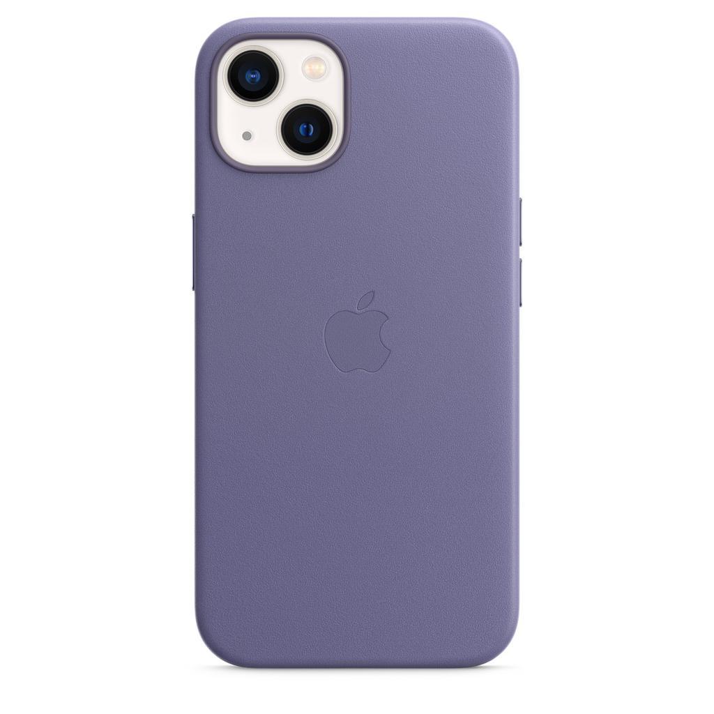 Apple Leather case iPhone 13 - Magsafe - Leather Blue | Back Market