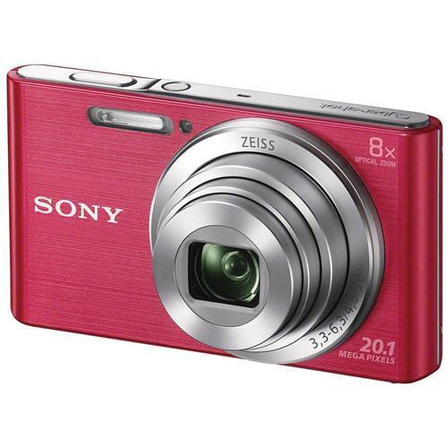 Sony Compact Cyber-Shot Dsc-W830 - Rose + Zeiss Zeiss Vario-Tessar 8X Optical Zoom 25-200Mm F/3.3-6.3 F/3.3-6.3