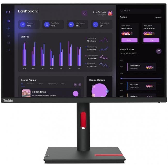 Écran 60" Led Fhd Lenovo Thinkvision T24I-30