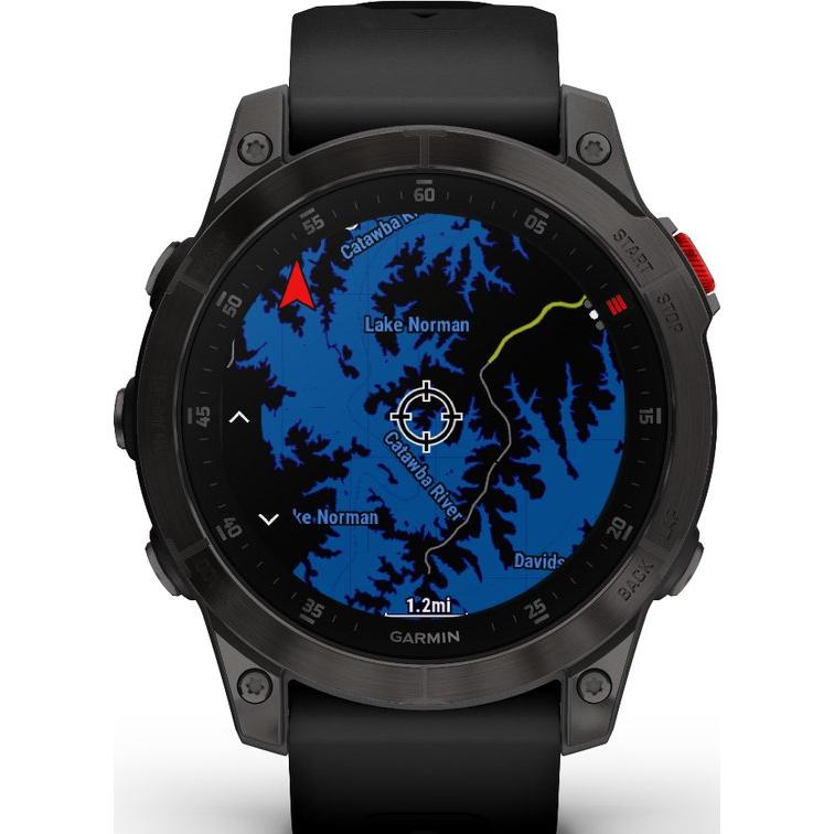 Montre Garmin Cardio GPS Epix Sapphire - Noir
