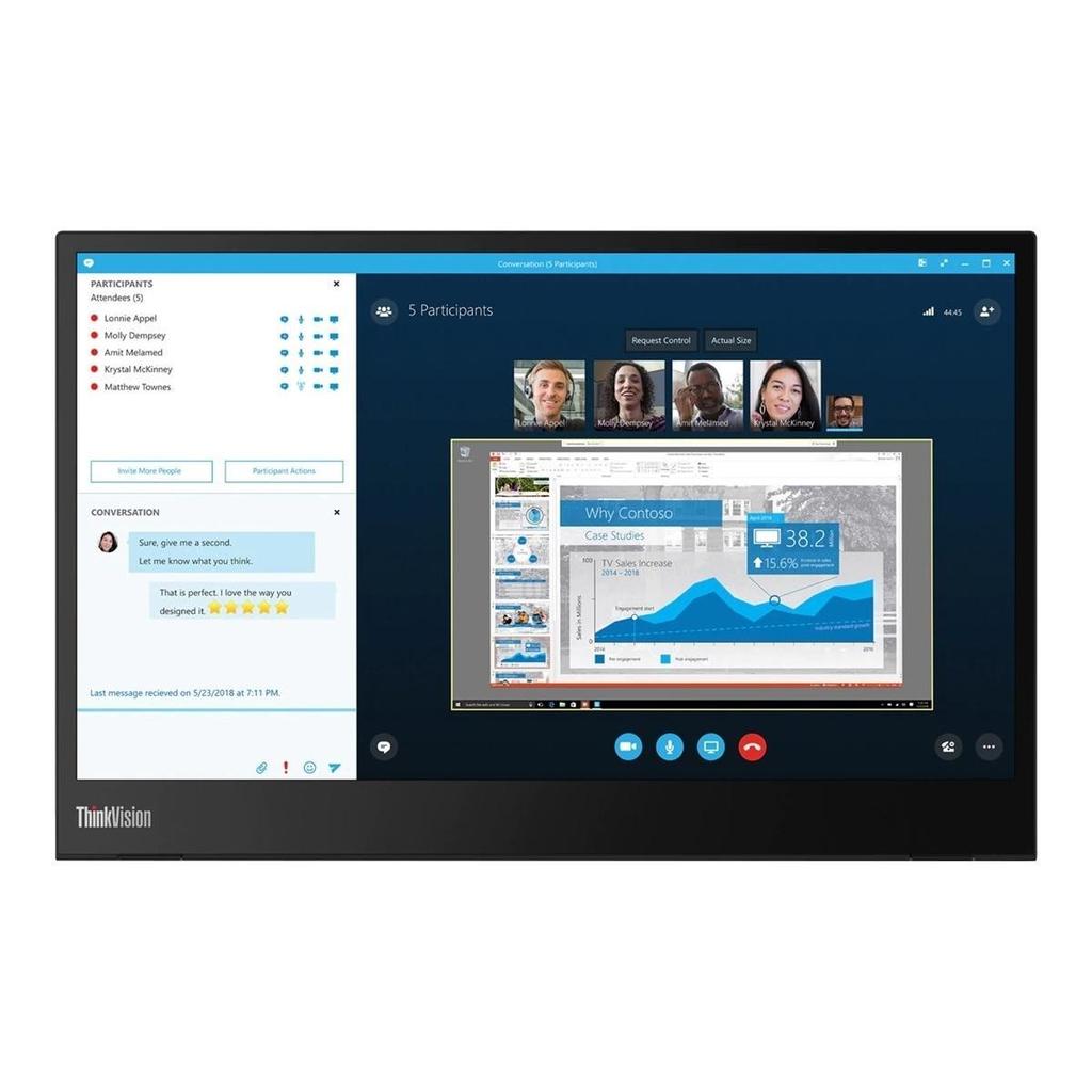 Lenovo 14-inch Monitor LED (ThinkVision M14) | Back Market