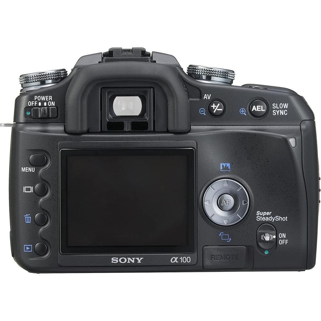 Sony Alpha A100, Boîtier APSC Avec Objectif Sony SAL 18-70 Mm, Réflex Numérique, Occasion