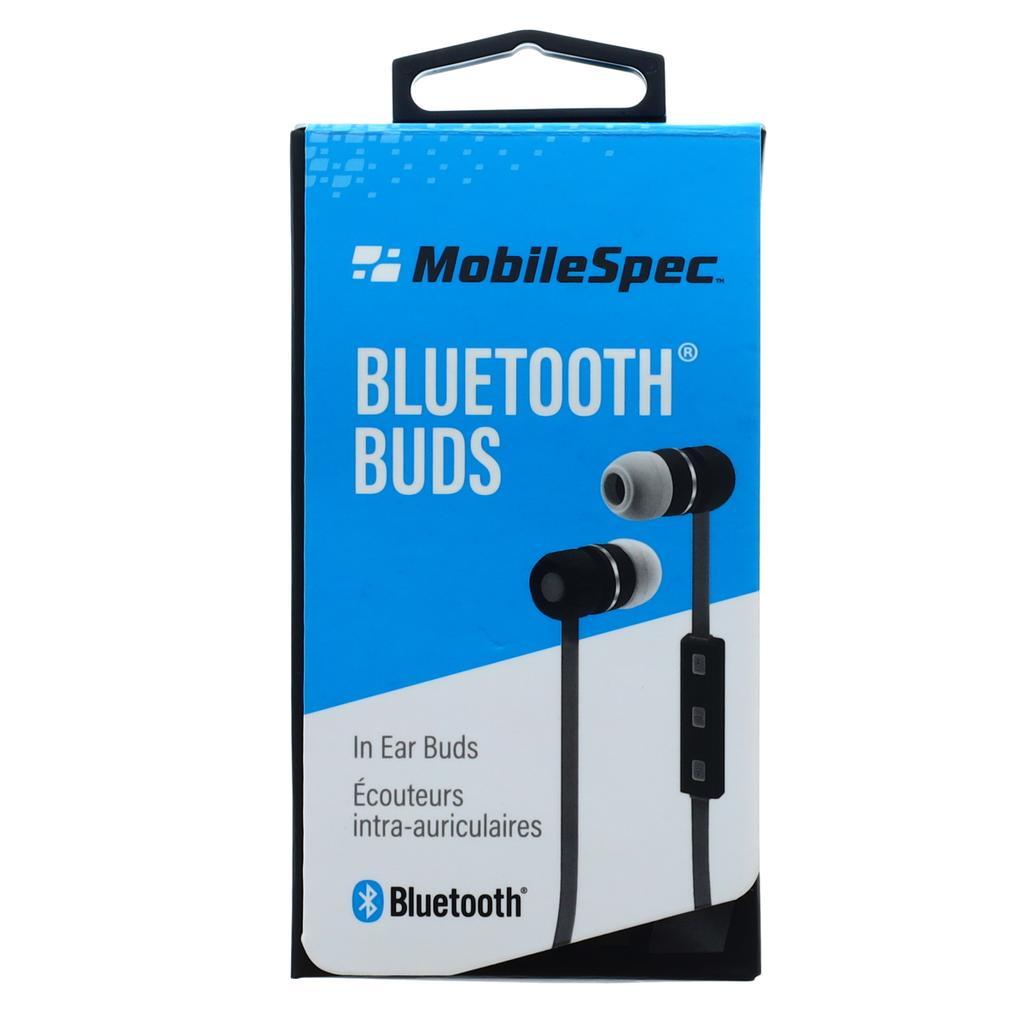 Mobilespec MBS11101 Earbud Bluetooth Earphones - Black | Back Market