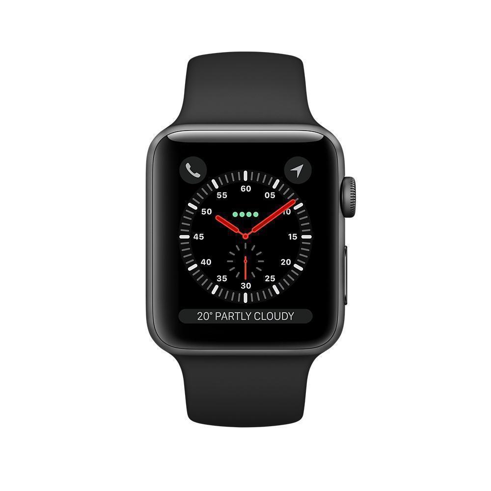 Apple Watch (Series 3) GPS 42 mm - Aluminium Noir - Sport Noir