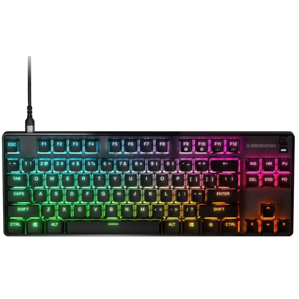 Clavier Steelseries Qwerty Rétroéclairé Apex 9 Tkl