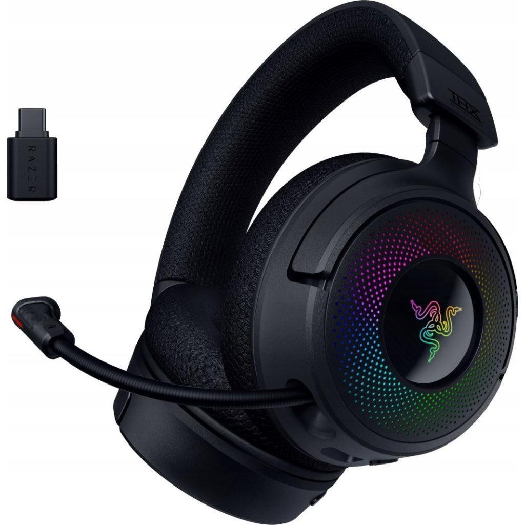 Acheter Casque réducteur de bruit gaming sans fil avec micro Razer Kraken V4 - Noir Reconditionné - 140,00 € Casque réducteur de bruit gaming sans fil avec micro Razer Kraken V4 - Noir Reconditionné - Razer reconditionné disponible sur Backmarket