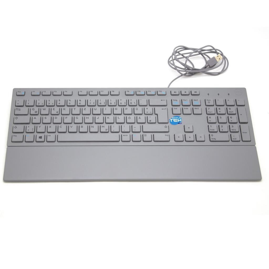 Clavier Dell Qwertz Allemand Kb216 Usb Wired With Detatchable Wrist Rest