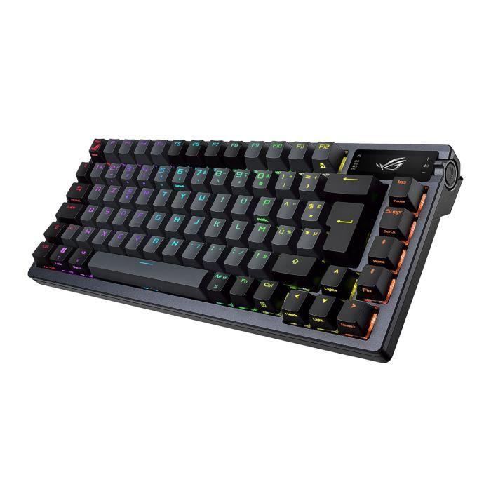 Clavier Republic Of Gamer Azerty Français Sans-Fil Rétroéclairé Rog Azoth