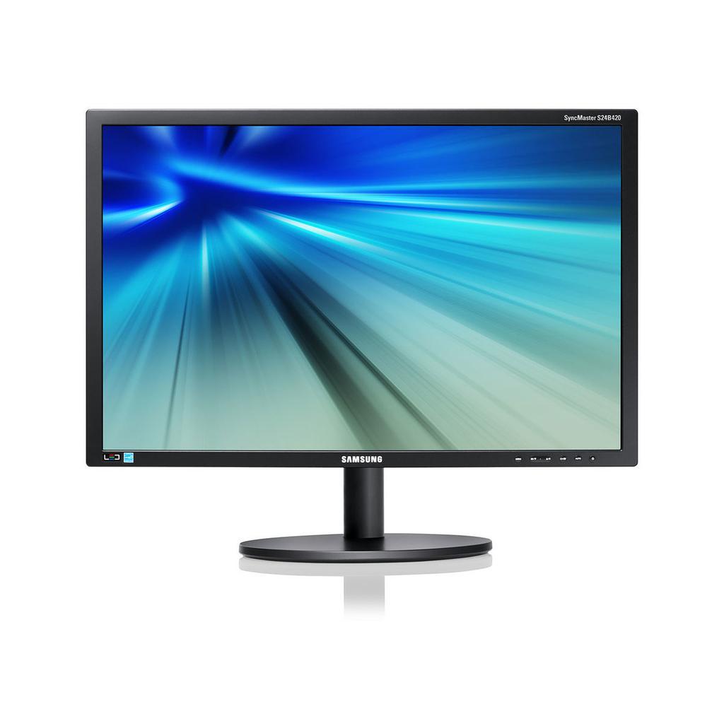 24-inch Samsung S24B420BW 1920 x 1200 LCD Beeldscherm Zwart