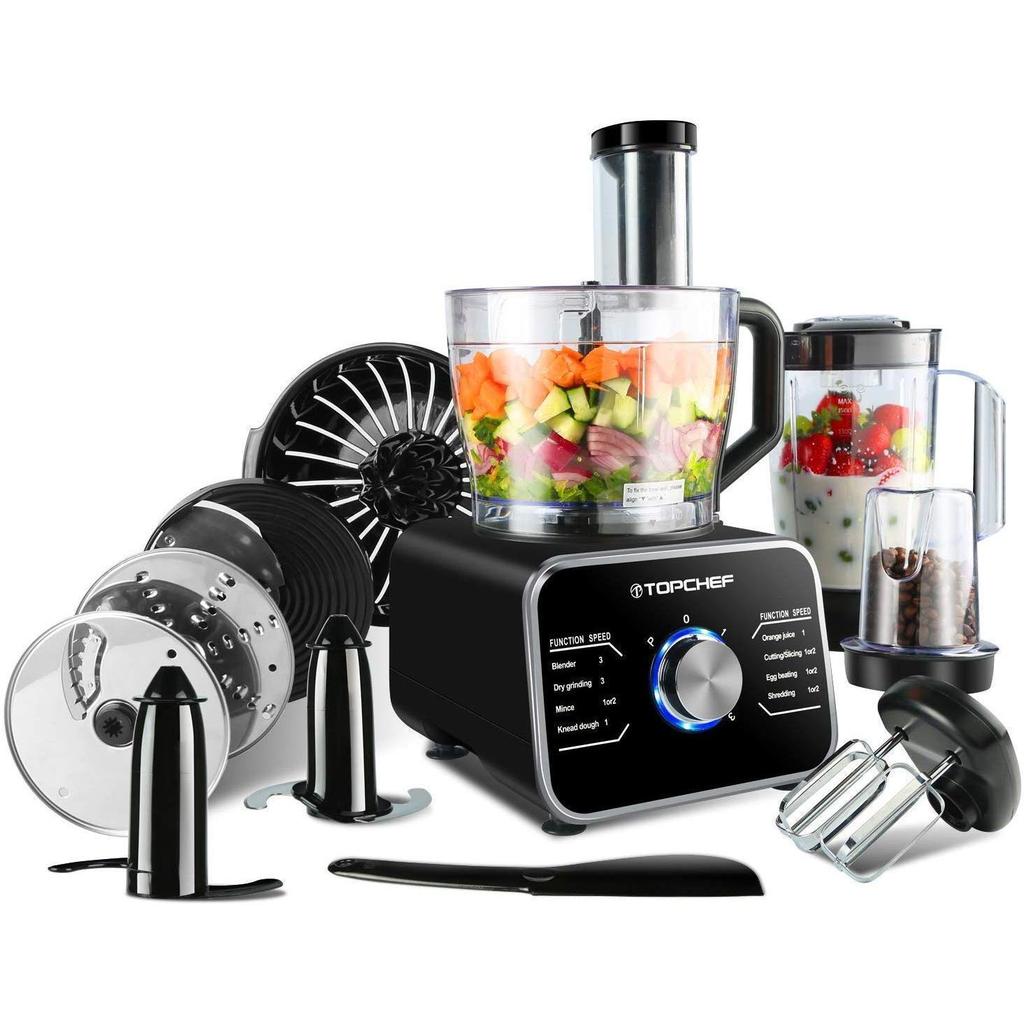 Procesador de alimentos multifunción Topchef HGM-408 3,2L - Negro