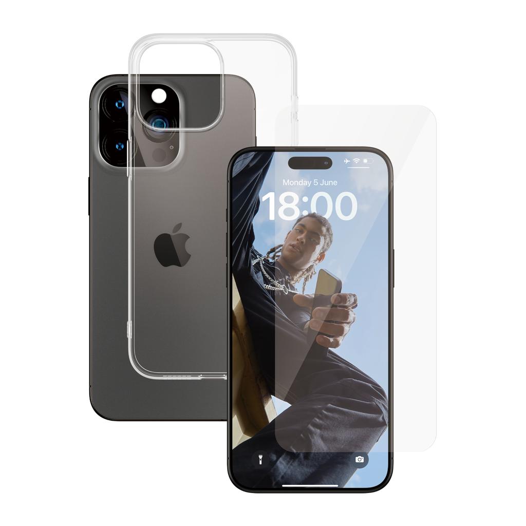 Panzerglass iPhone 15 Pro Max Et Écran De Protection - Tpu - Transparent