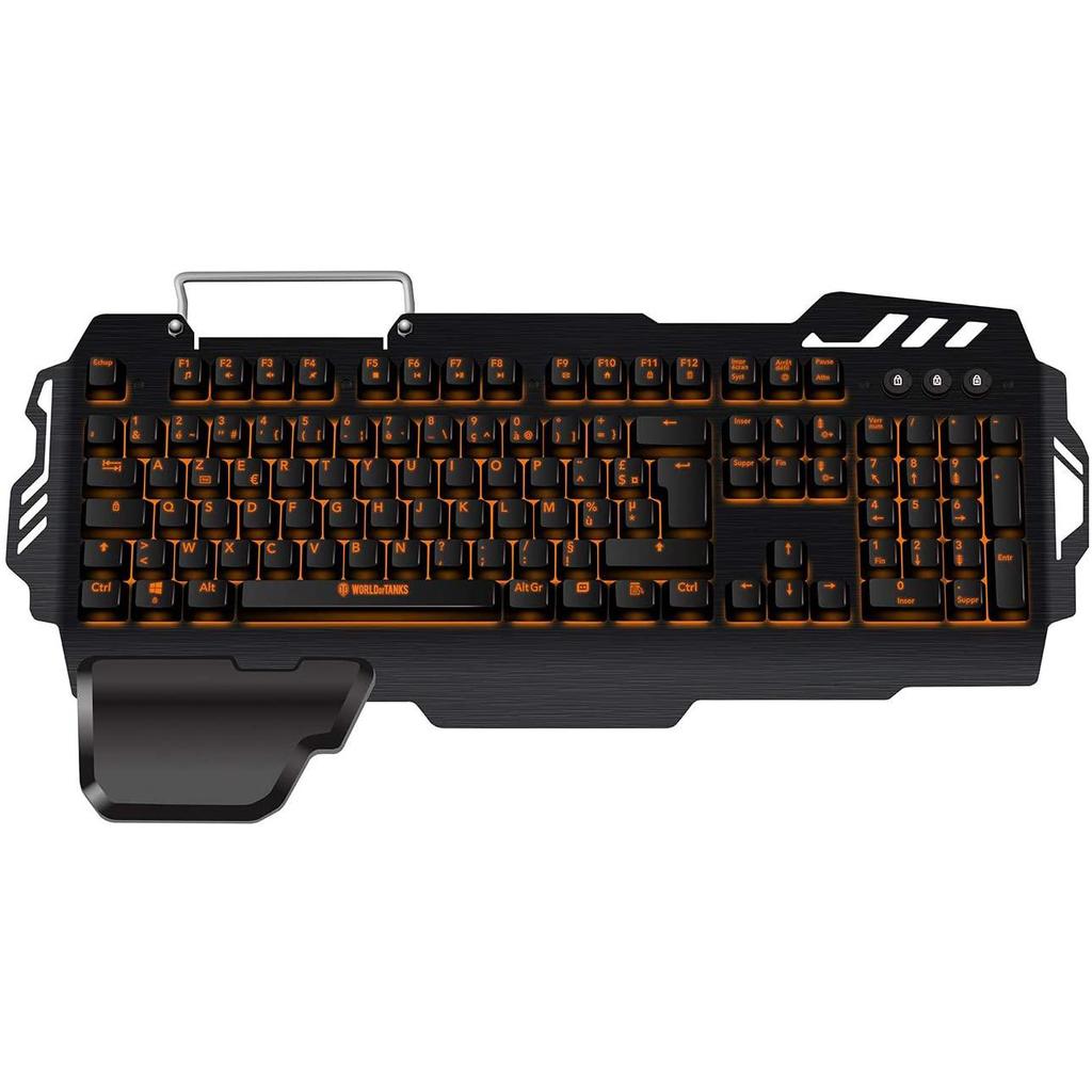 Clavier Konix Azerty Français Rétroéclairé World Of Tanks K-50