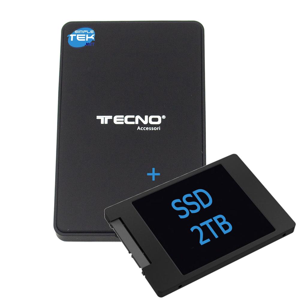 Disque Dur Externe Tecno SSD 2.5" Sata With Case Usb 3.0 - SSD 1 To Usb 3.0