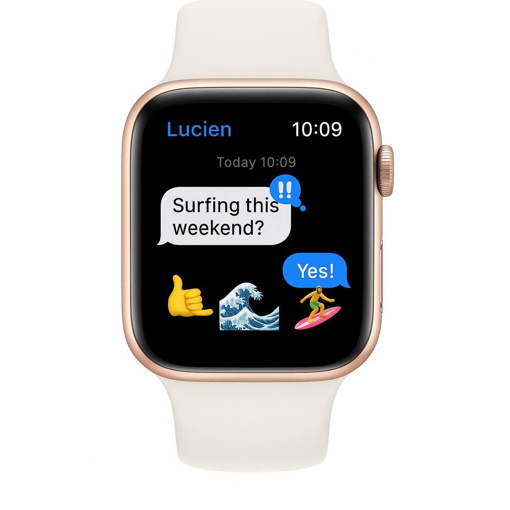 Apple Watch Series 4 (2018) GPS 44 mm - Aluminium Gold - Sport band Starlight