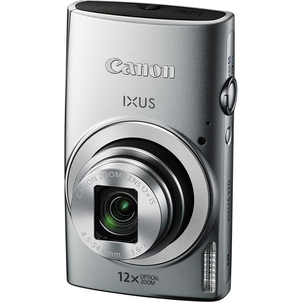 Compact Ixus 170 - Argent + Canon Zoom Lens 12X Is 25-300Mm F/3.6-7.0 F/3.6-7.0