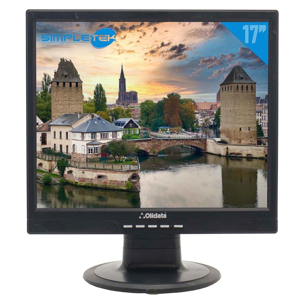 Écran 17" LCD Sxga Olidata Mr17F06N - Built-In Speakers - With Stand