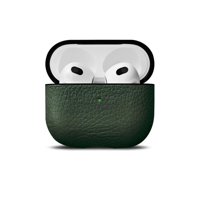 Evetane Étui De Protection AirPods Pro - Cuir - Vert