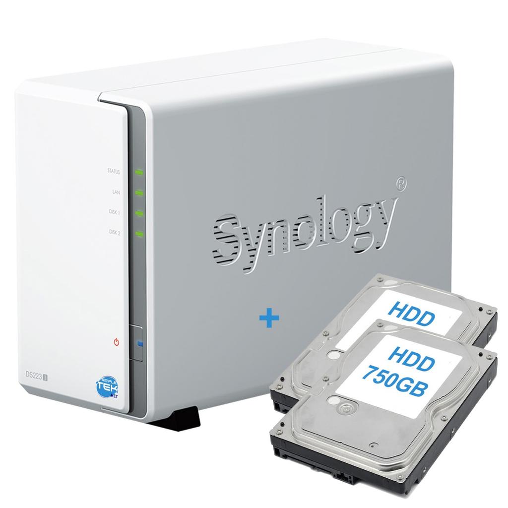 Synology Ds223J - 1500Gb - 0 Gb Ram Realtek Rtd1619B