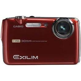 Compact - Casio Ex-Fs10 Rouge + Objectif Casio Exilime Optical 3X 6.66-19.98Mm F/3.9-5.4