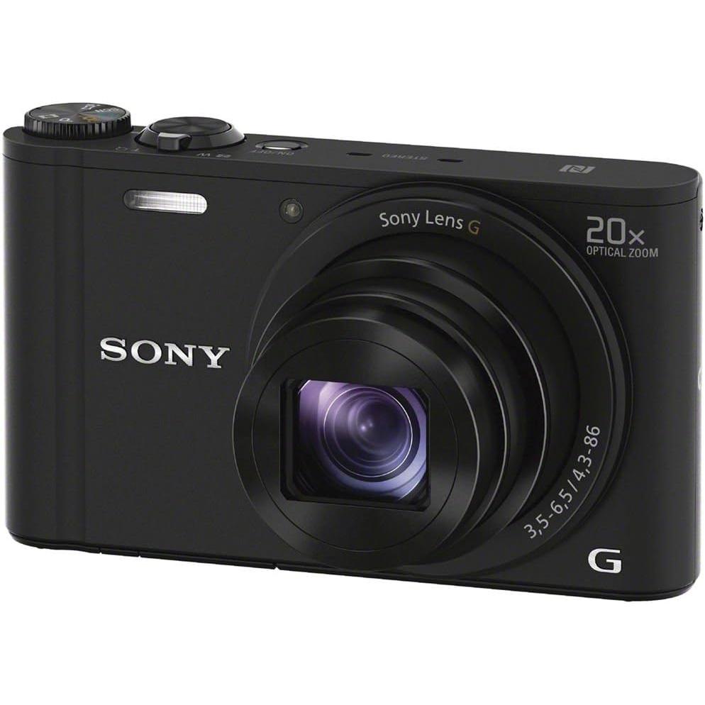 Compact CyberShot DSC-WX300 - Black + Sony Lens G 20x Optical Zoom