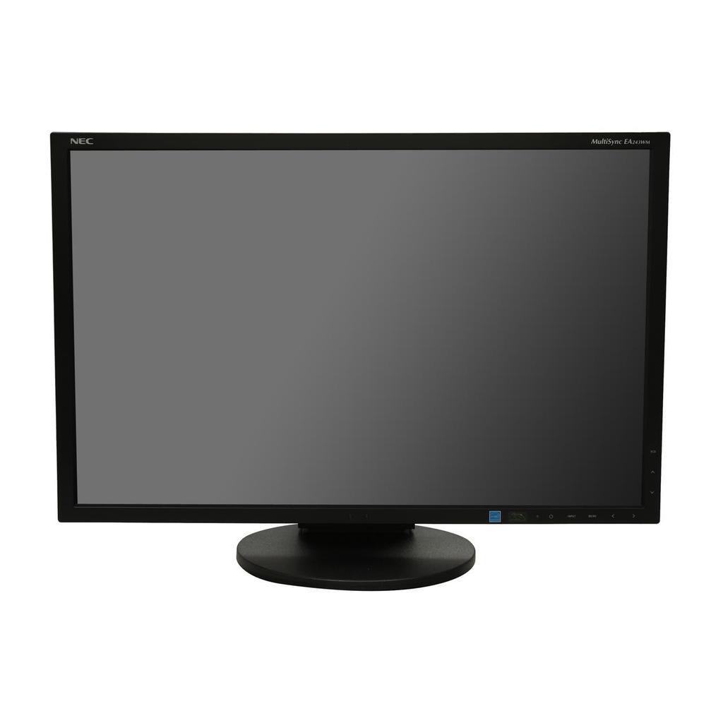 24inch Nec EA243WM 1920 x 1200 LCD Monitor Black Back Market